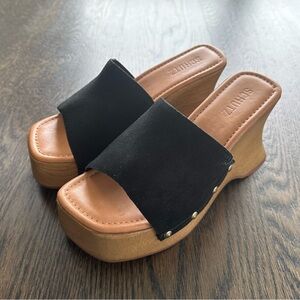 SCHUTZ Lanneh Clog Sandals - Size 9